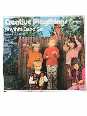 Rare Vintage Creative Playthings Rhythm Band Set Complete in Box